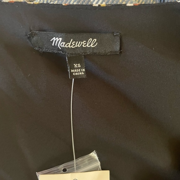 NWT Madewell Georgette Button-Front Mini Dress Adorable Ditsy XS - Picture 10 of 12